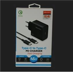 Megatech (CC45) 45W Type-C To Type-C Şarj Aleti - Resim 2