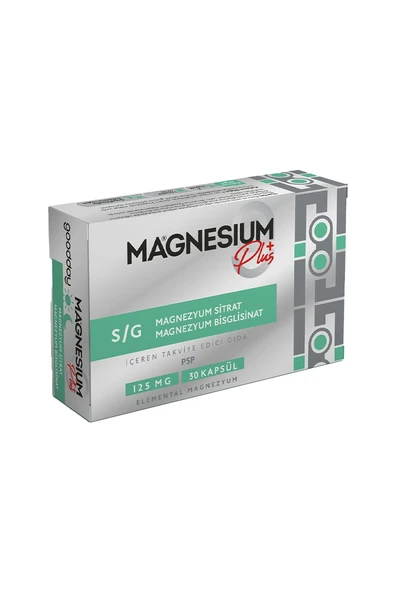 Goodday Magnesium Plus S/G Sitrat Bisglisinat 30 Kapsül ürün görseli 1