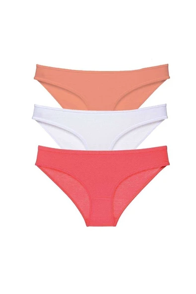 3 adet Süper Eko Set Likralı Kadın Slip Külot 545 ürün görseli 1