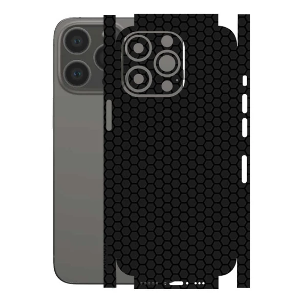 Kapps Iphone 13 Pro ile Uyumlu Bumper Serisi Premium Kaplama 360  Siyah ürün görseli 1