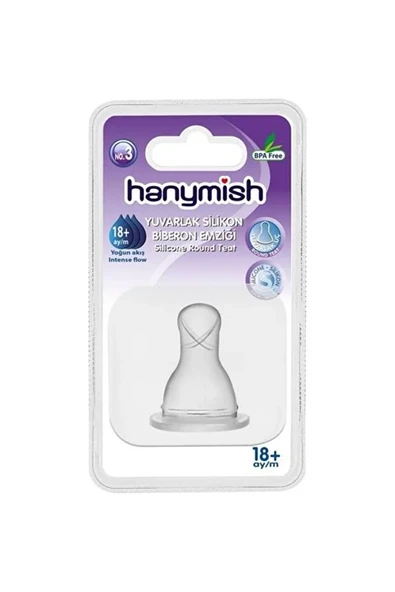 Hanymish Silikon Biberon Emziği No:3 ürün görseli 1