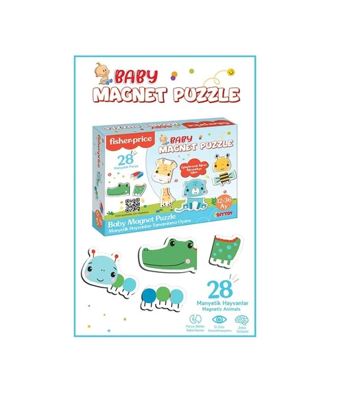28 Parça Manyetik Puzzle 2939 - Resim 2