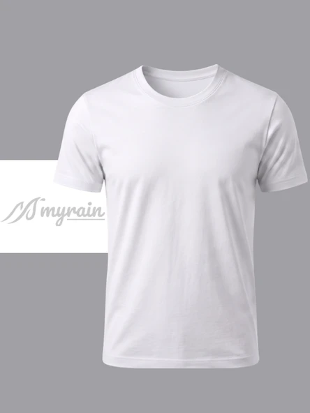 Bisiklet Yaka Basic Tişört (SlimFit) - Resim 2