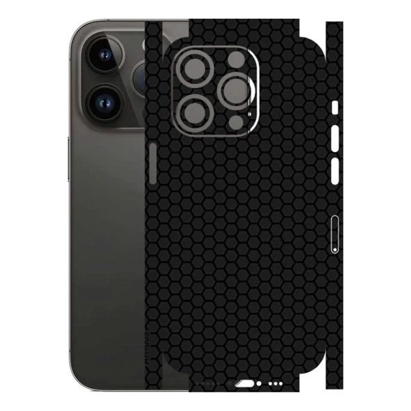 Kapps Iphone 14 Pro ile Uyumlu Bumper Serisi Premium Kaplama 360  Siyah ürün görseli 1