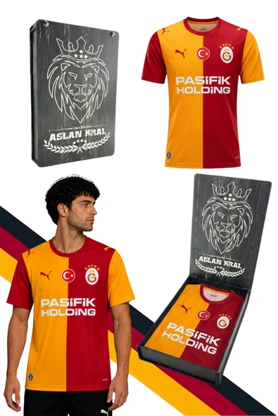GS FRM 041 784991 GALATASARAY ORJİNAL LİSANSLI PUMA 2026/2027 İÇ SAHA PARÇALI  FORMA LAZER KUTU HEDİYELİ ürün görseli 1