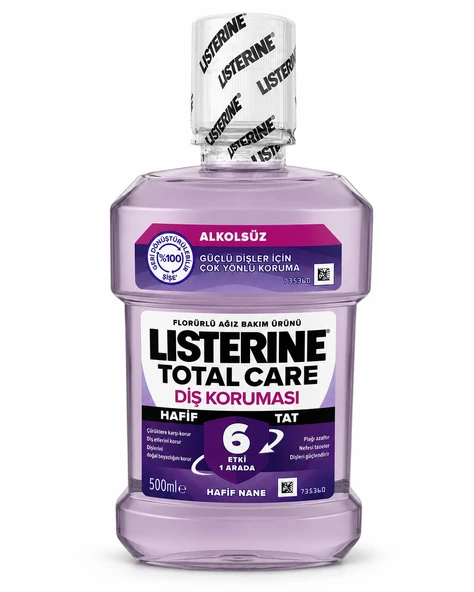 Listerine Totalcare Alkolsüz Mor 500 Ml ürün görseli 1