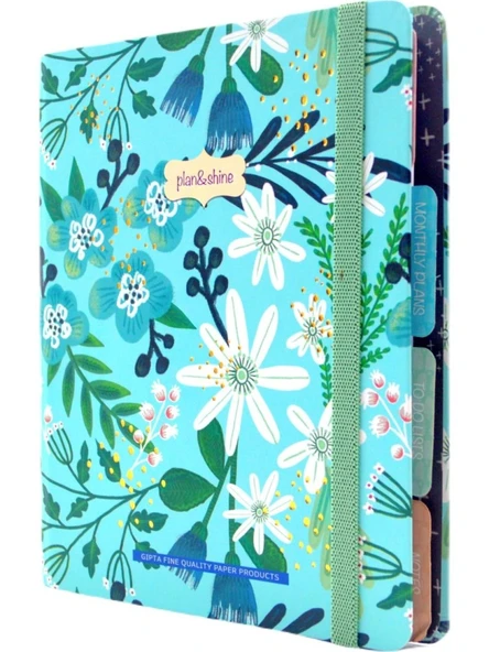 Gıpta Plan&Shine Spiralli Seperatörlü Sert Kapak Defter A5 120 YP Planner ürün görseli 1