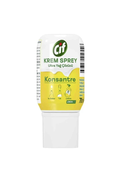Cif Krem Sprey Konsantre Yağ Çözücü 70 Ml 2051 ürün görseli 1