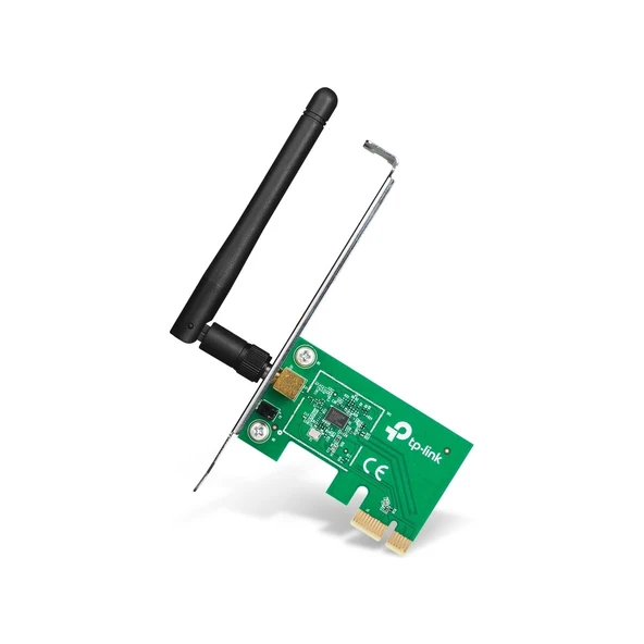 TP-LİNK TL-WN781ND 150 Mbps PCI Express Kablosuz Adaptör Yüksek Performanslı Oyun ve Grafik İçin ürün görseli 1