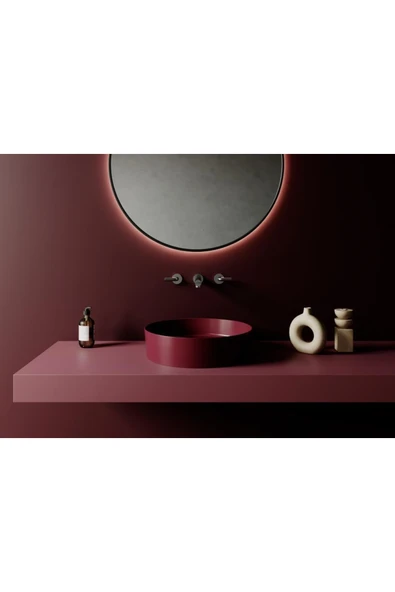 Loop Ø 45 Cm Set Üstü Çanak Lavabo Berry Lp145 - Resim 2