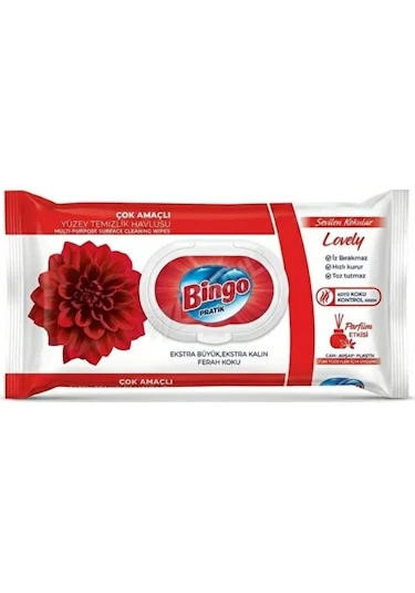 BINGO YÜZEY HAVLUSU LARGE LOVELY 96LI ürün görseli 1