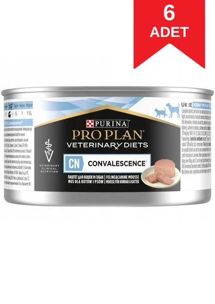 Pro Plan Veterinary  Convalescence CN Somonlu Yaş Kedi ve Köpek Maması 195 Gr X 6 Adet ürün görseli 1