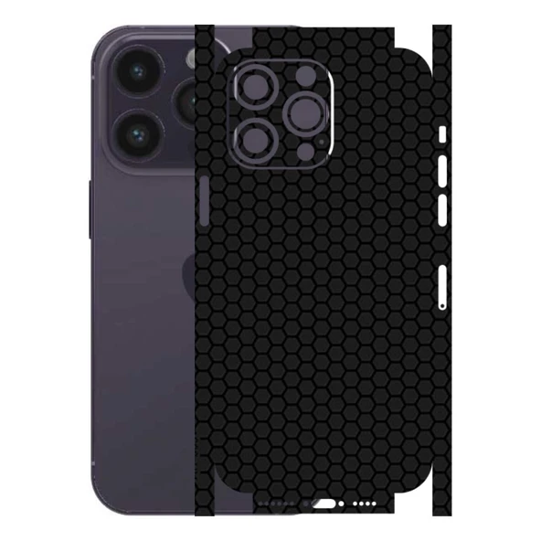 Kapps Iphone 14 Pro Max ile Uyumlu Bumper Serisi Premium Kaplama 360  Siyah ürün görseli 1