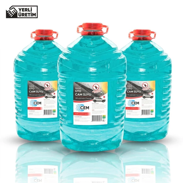 CEM CAR CARE Yazlık Cam Suyu 5 LT 3'Lü Avantaj Paket ürün görseli 1