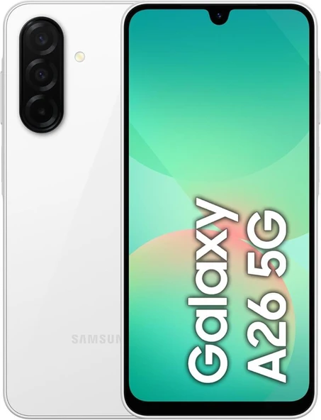 Samsung Galaxy A26 256 GB 8 GB Beyaz (Samsung Türkiye Garantili) ürün görseli 1