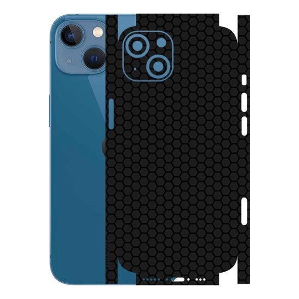 Kapps Iphone 13 ile Uyumlu Bumper Serisi Premium Kaplama 360  Siyah ürün görseli 1