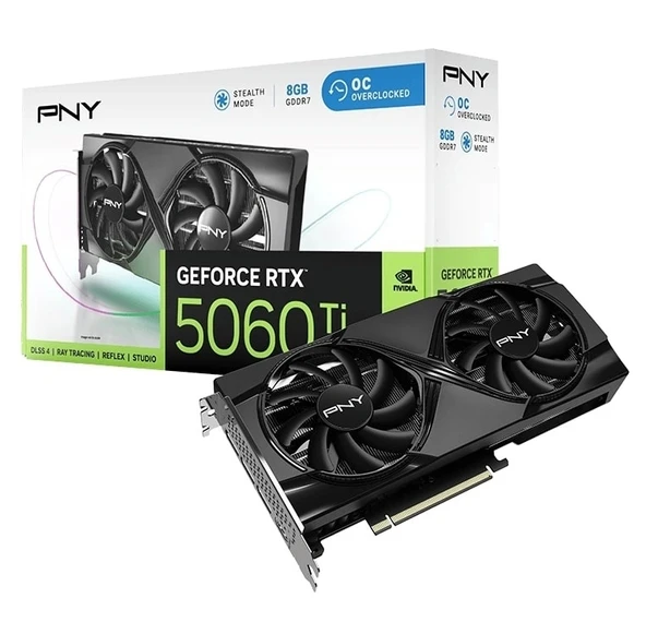 Pny RTX 5060 TI OC VCG5060T8DFXPB1-O 128 Bit GDDR7 8 GB Ekran Kartı ürün görseli 1