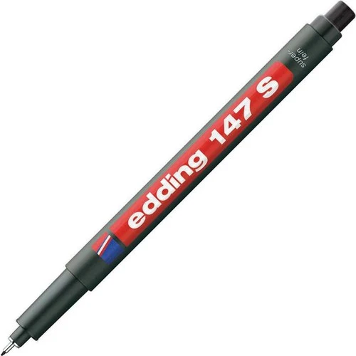 Edding 147S Çok Amaçlı Permanent Kalem Siyah 3'lü Paket ürün görseli 1