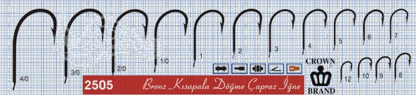 Crown Olta İğnesi 2505 100lü - Resim 2