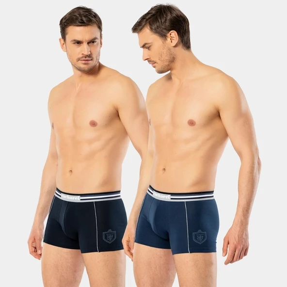 Cacharel Erkek 2'li Baskili Boxer 1323/Lacivert-İndigo ürün görseli 1
