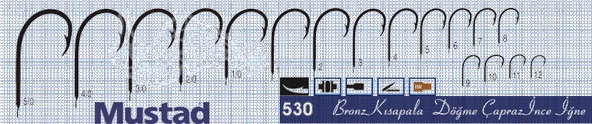 Mustad Olta İğnesi 530 25li - Resim 2