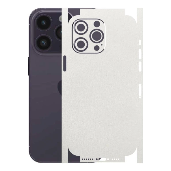 Kapps Iphone 14 Pro Max ile Uyumlu Bumper Serisi Premium Kaplama 360  Beyaz ürün görseli 1