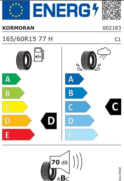 KORMORAN ROAD PERFORMANCE KO 165/60R15 77H Yaz Lastiği - 2022 - Resim 2
