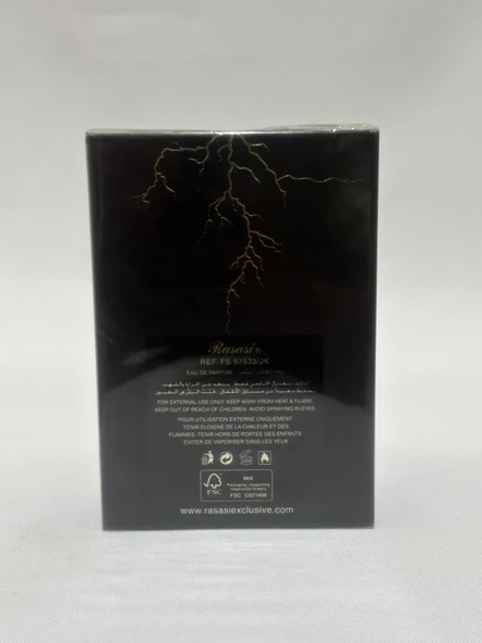 Rasasi Hawas Thunder 100 ml Eau De Parfum - Resim 3