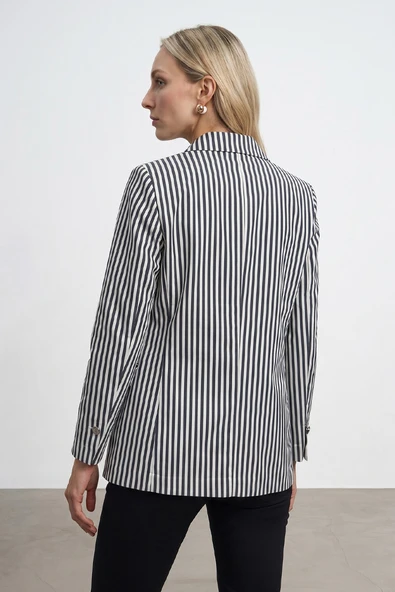 60806 DİLVİN REGULAR FİT BLAZER - Resim 2