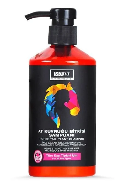 Mara At Kuyruğu Bitkisi Tüm Saç Tipleri İçin Şampuan 500 ml ürün görseli 1