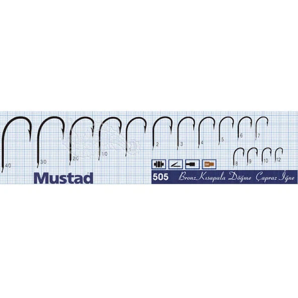 Mustad Olta İğnesi 505 25li ürün görseli 1