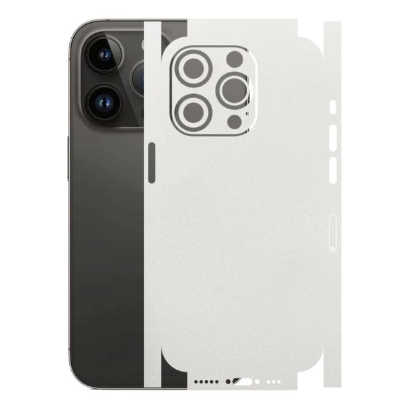 Kapps Iphone 14 Pro ile Uyumlu Bumper Serisi Premium Kaplama 360  Beyaz ürün görseli 1