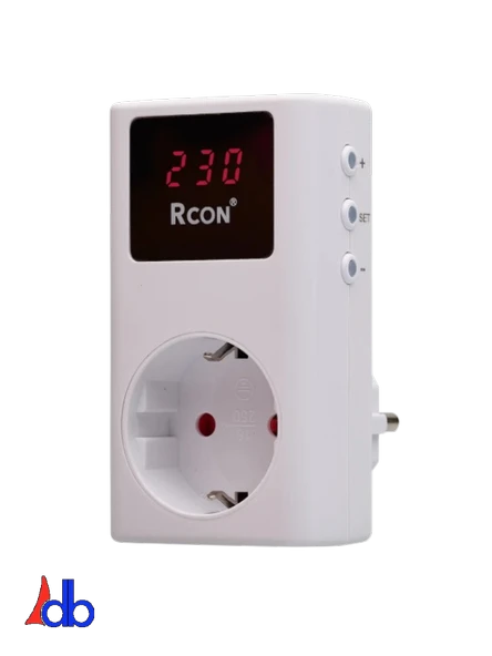 RCV-02 AYARLI AKIM KORUMA PRİZİ LEDLİ GÖSTERGELİ ürün görseli 1