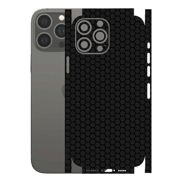 Kapps Iphone 13 Pro Max ile Uyumlu Bumper Serisi Premium Kaplama 360  Siyah ürün görseli 1