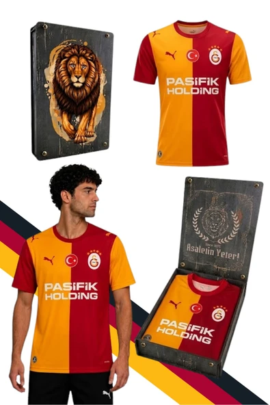 GS FRM 041 784991 GALATASARAY ORJİNAL LİSANSLI PUMA 2026/2027 İÇ SAHA PARÇALI  FORMA UV  KUTU HEDİYELİ ürün görseli 1