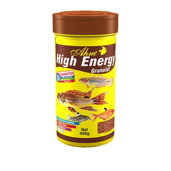 Ahm Hihg Energy Granulat Balık Yemi 100 Ml ürün görseli 1