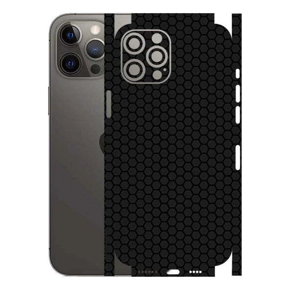 Kapps Iphone 12 Pro Max ile Uyumlu Bumper Serisi Premium Kaplama 360  Siyah ürün görseli 1
