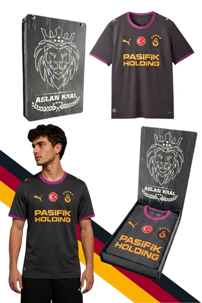 GS FRM 043 784991 GALATASARAY ORJİNAL LİSANSLI PUMA 2026/2027 DEPLASMAN SİYAH  FORMA LAZER  KUTU HEDİYELİ ürün görseli 1