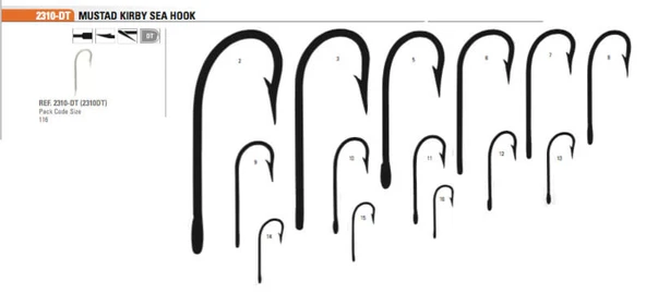 Mustad Olta İğnesi 2310 DT 100 lü - Resim 3