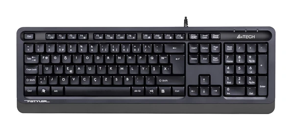 A4 Tech Fk10 F Usb Fsytyler Gri Tr Fn-Multimedya Klavye ürün görseli 1