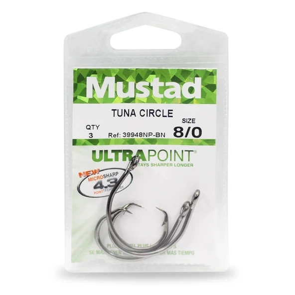 Mustad Circle Wide Gap 39948NP-BN Olta İğnesi - Resim 3