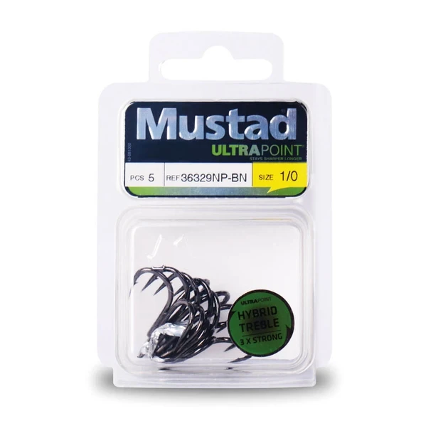 Mustad Treble 3X Strong 36329NP-BN Olta İğnesi - Resim 3