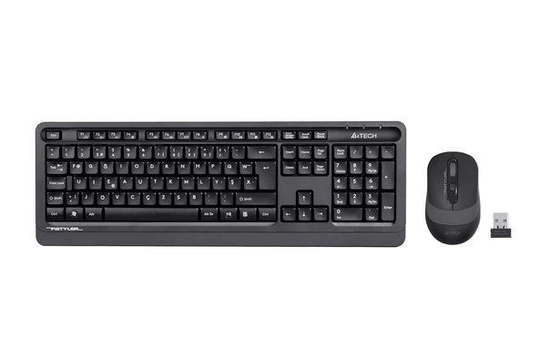A4 Tech Fg1010F 2.4G Gri F Klavye Fn-Mm Klv+Optik Mouse Kablosuz Set ürün görseli 1