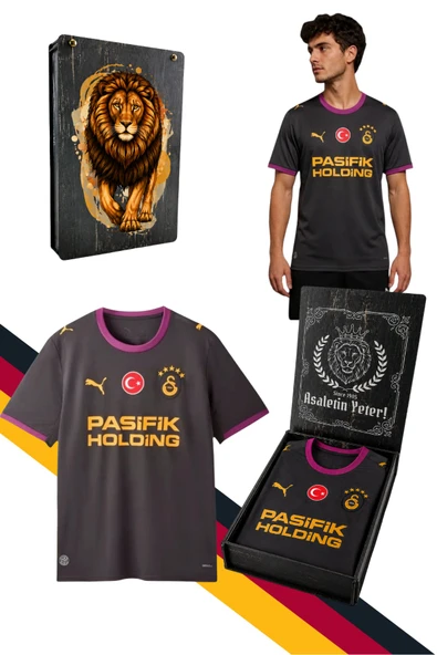 GS FRM 043 785013 GALATASARAY ORJİNAL LİSANSLI PUMA 2026/2027 DEPLASMAN SİYAH  FORMA UV  KUTU HEDİYELİ ürün görseli 1
