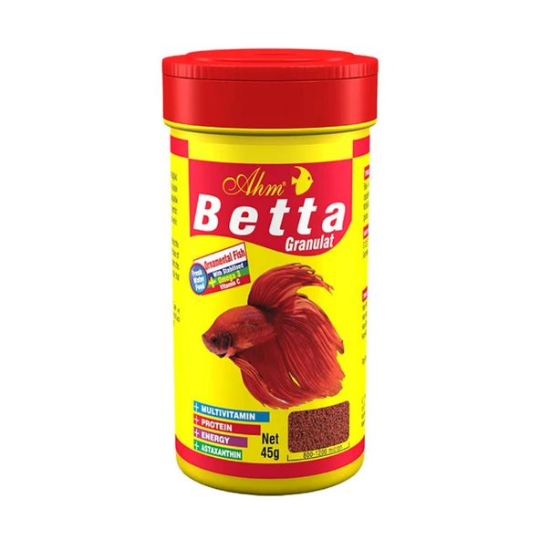 Ahm Betta Granulat Beta Balık Yemi 100 Ml ürün görseli 1