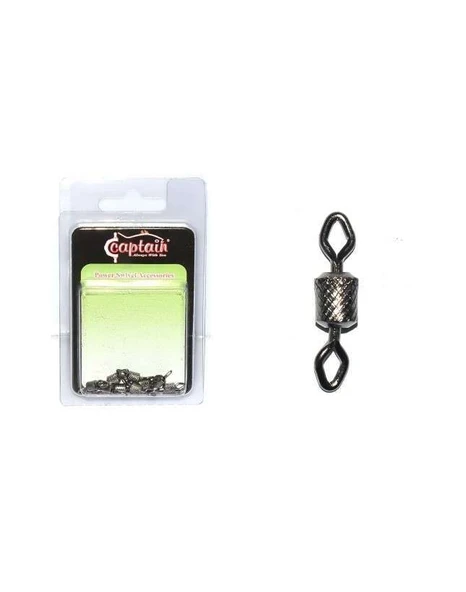 Captain 5005 Elmas Gözlü Fırdöndü 10lu Paket Black Nikel ürün görseli 1