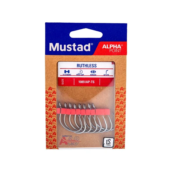 Mustad Alpha Point Ruthless 10851AP Olta İğnesi - Resim 3