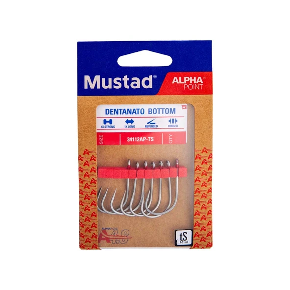 Mustad Alpha Point Dentanato Bottom 34112AP Olta İğnesi - Resim 3