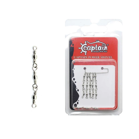 Captain 5100 3 Zincir Fırdöndü 5li Paket Nikel ürün görseli 1
