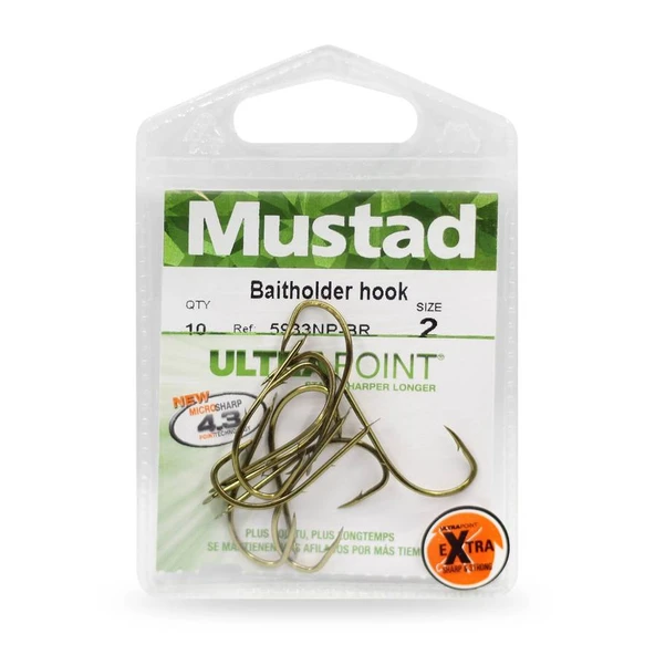 Mustad Olta İğnesi 5933 NPBR 10 lu - Resim 3